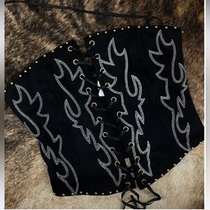 Brand new western corset top